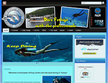 Tablet Screenshot of europeandivingcentre.com